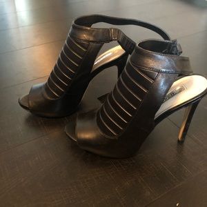 Black Guess Strappy Heels